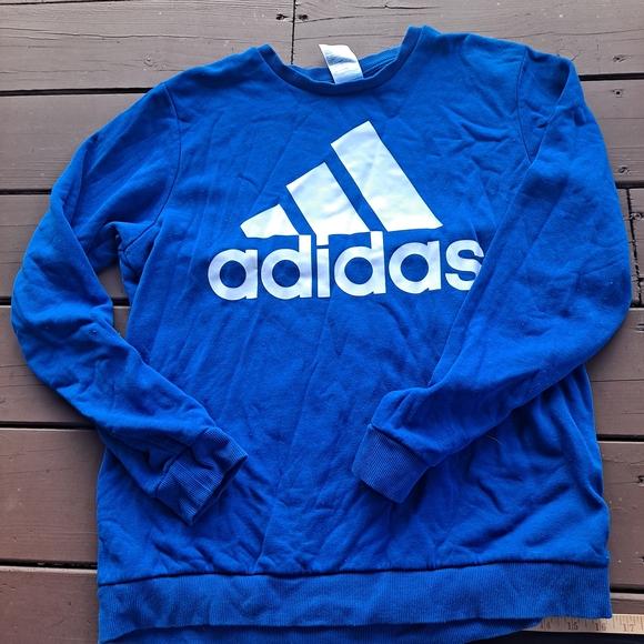 adidas Other - adidas Royal Blue Crewneck with White Emblem